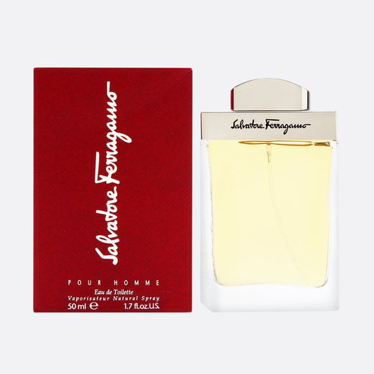 Salvatore Ferragamo Pour Homme Eau De Toilette Spray, 1.7 oz