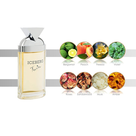 Iceberg Twice Ice Eau De Toilette Spray, 3.4 oz