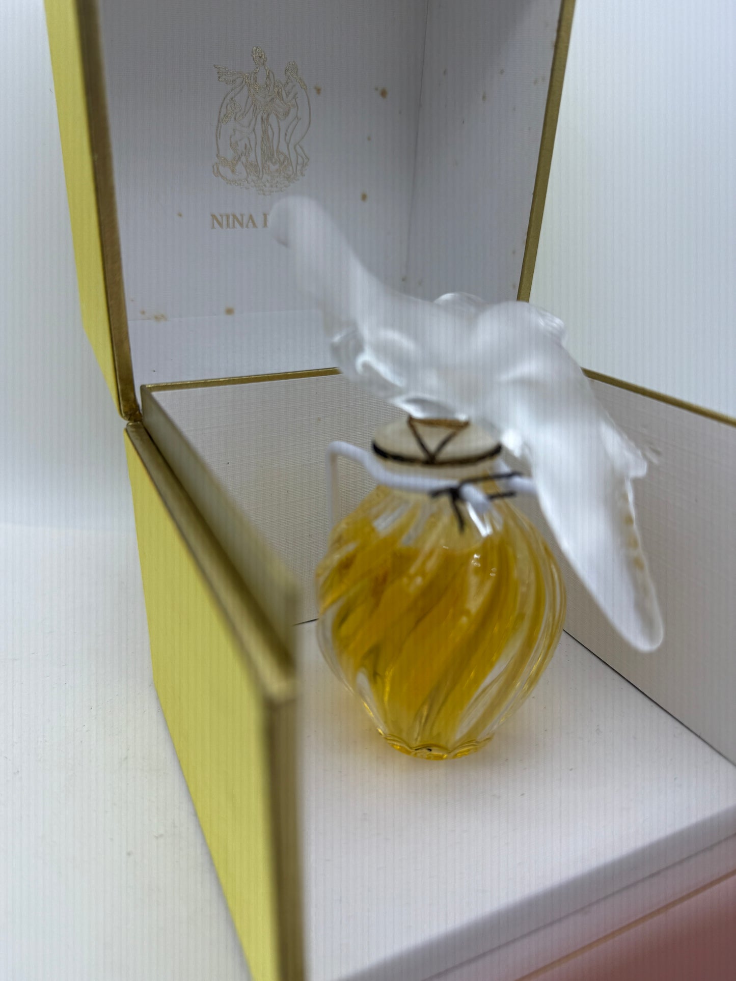 Nina Ricci L'Air du Temps Lalique Crystal Flacon Full Perfume Box