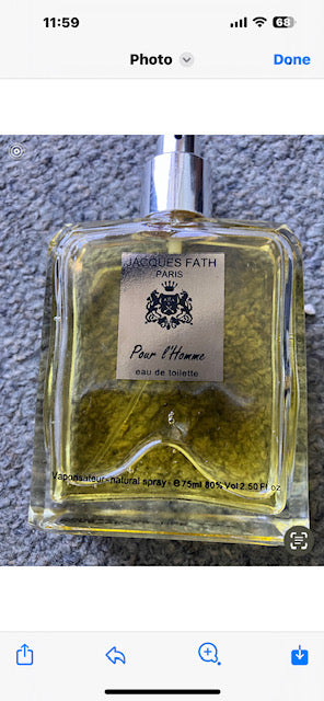 Jacques Fath Pour L'homme 2.5 Oz Edt Spray (NEW TESTER AS IS)
