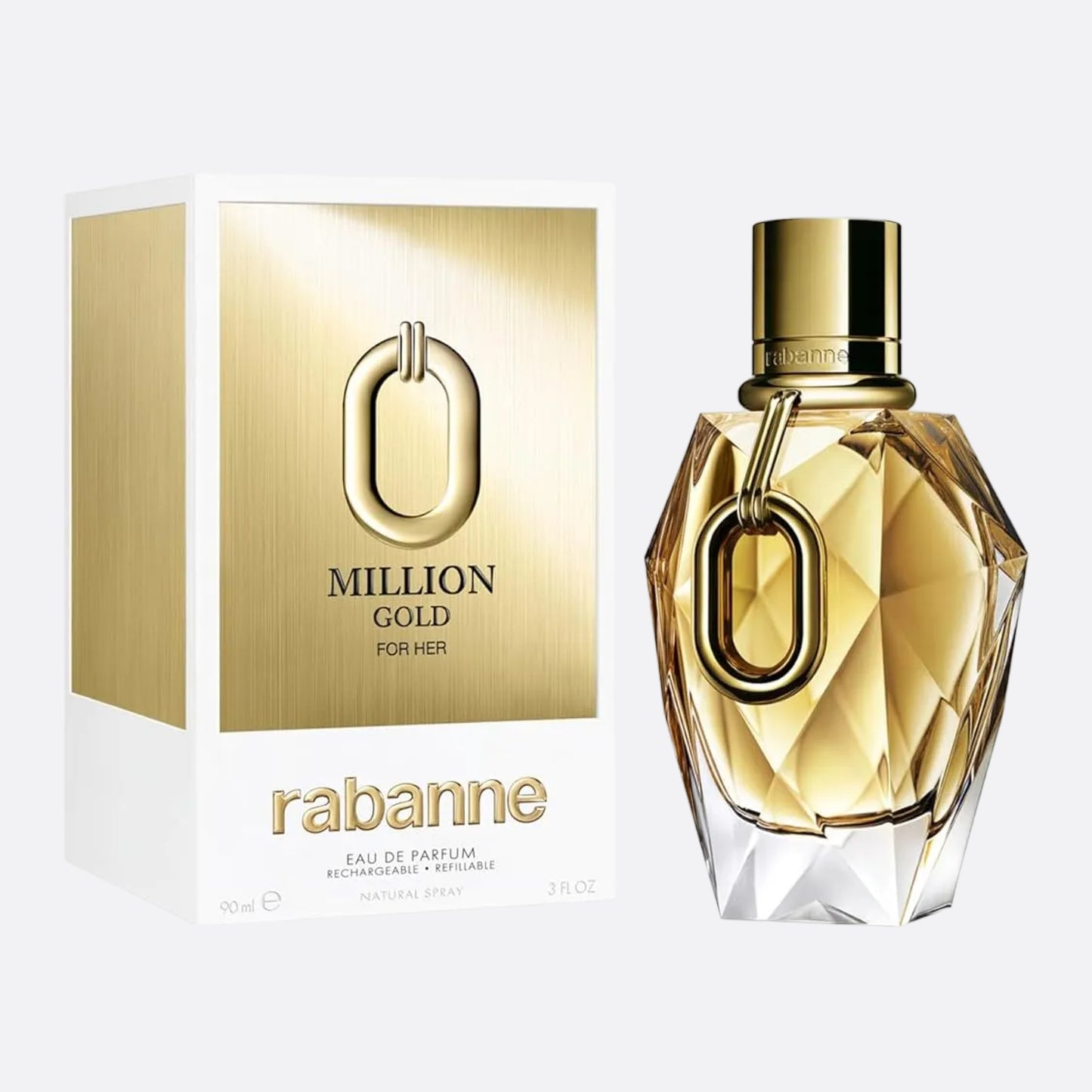 Paco Rabanne Million Gold Eau De Parfum, 3 oz