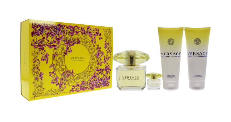 Versace Yellow Diamond, 4 Piece Gift Set for Women