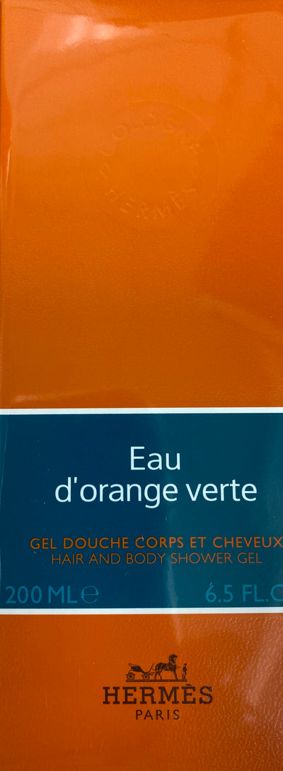 Hermes Eau  D'orange Verte 6.7 Oz Hair Body Gel