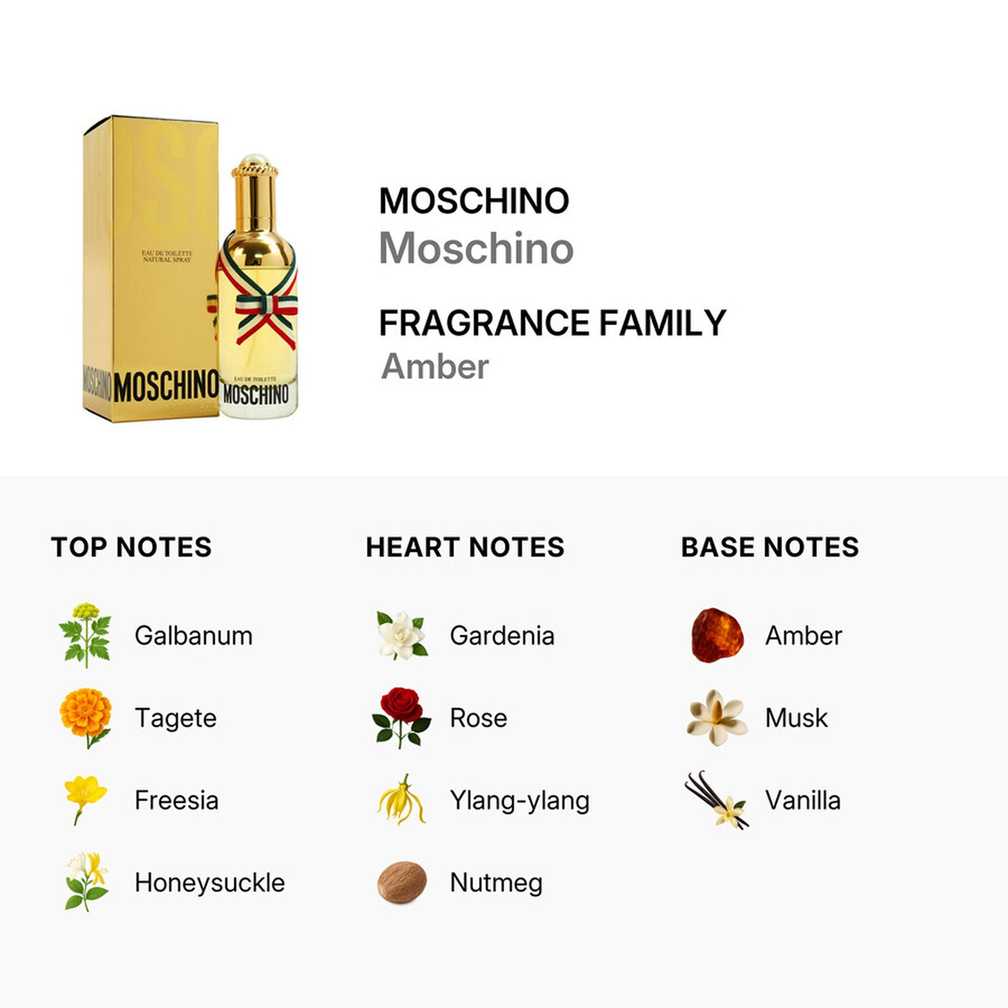 Moschino by Moschino Eau de Toilette Spray, 2.5 oz