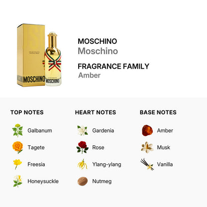 Moschino by Moschino Eau de Toilette Spray, 2.5 oz