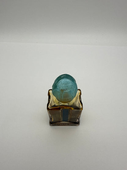 Vintage - Elizabeth Arden, Blue Grass Perfume Bottle w Beautiful Turquoise Overcap