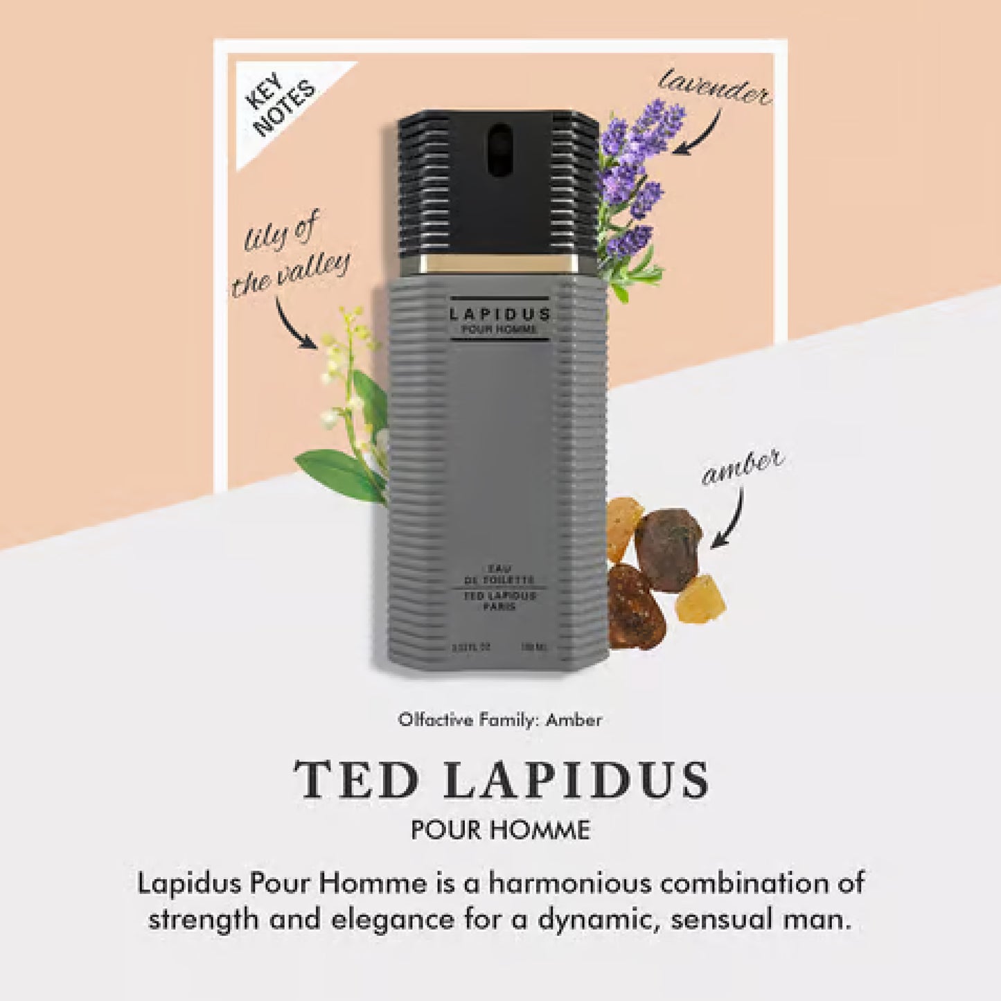 Ted Lapidus Men's Lapidus Eau de Toilette Spray, 1 oz