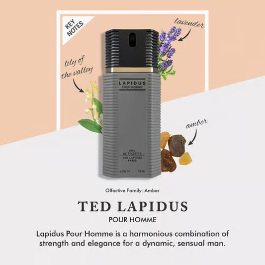 Ted Lapidus Men's Lapidus Eau de Toilette Spray, 1 oz