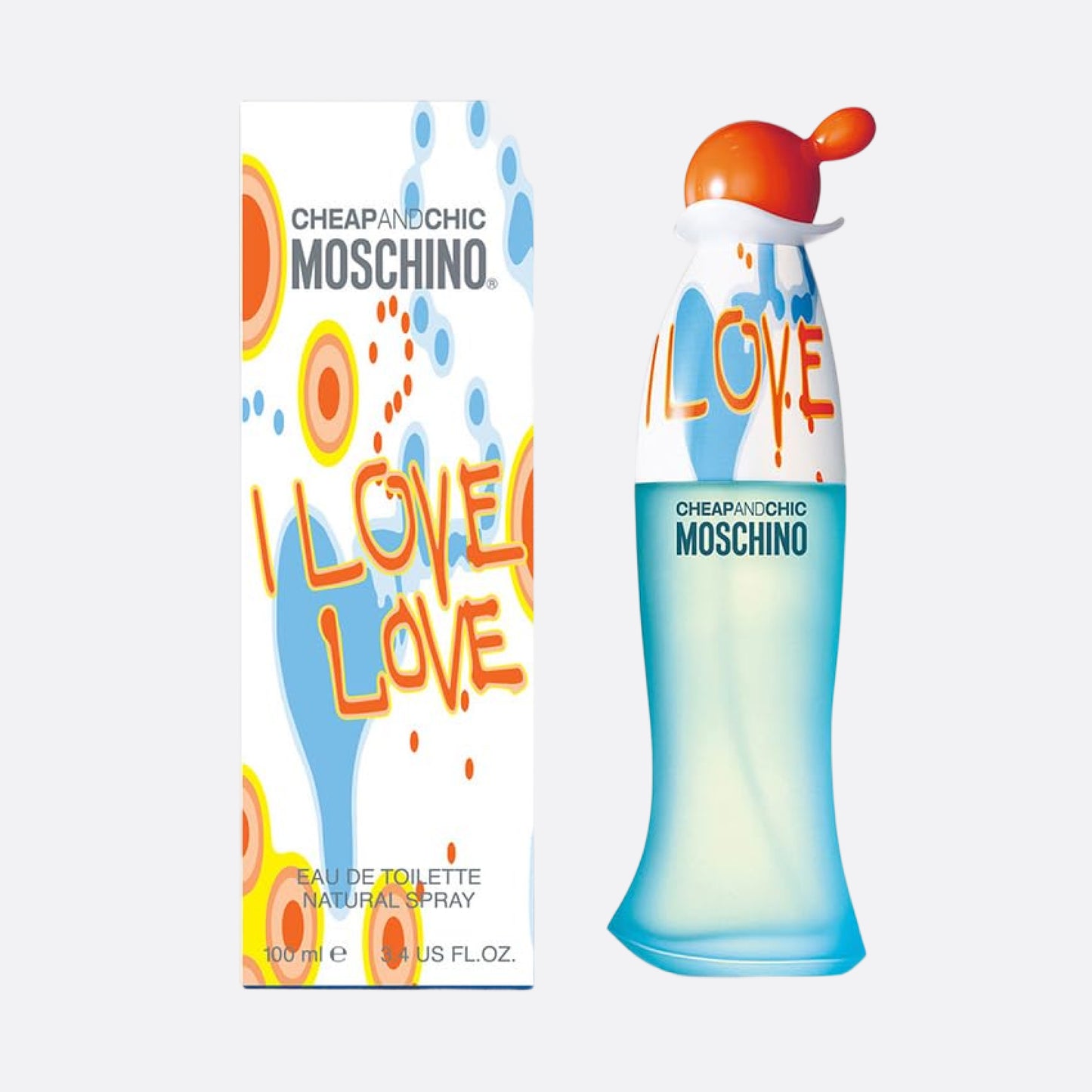 Moschino I Love Love Eau de Toilette Spray, 3.4 oz