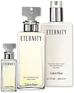 Estee Lauder Eternity 3.4 OZ EDP SP/6.8 LOT/ 15ML