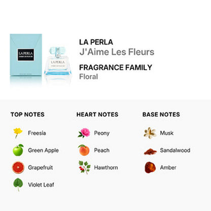 La Perla J'Aime Les Fleurs Eau de Toilette Spray, 3.3 oz