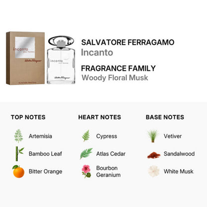 Salvatore Ferragamo Incanto Pour Homme Eau De Toilette Spray