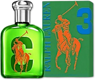 Ralph Lauren Polo Big Pony #3 Green 4.2 OZ EDT SP