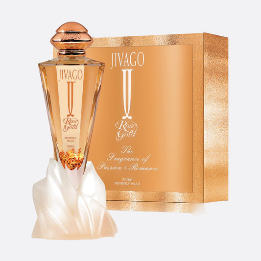 Jivago Rose Gold Eau De Toilette Spray with Base, 2.5 oz