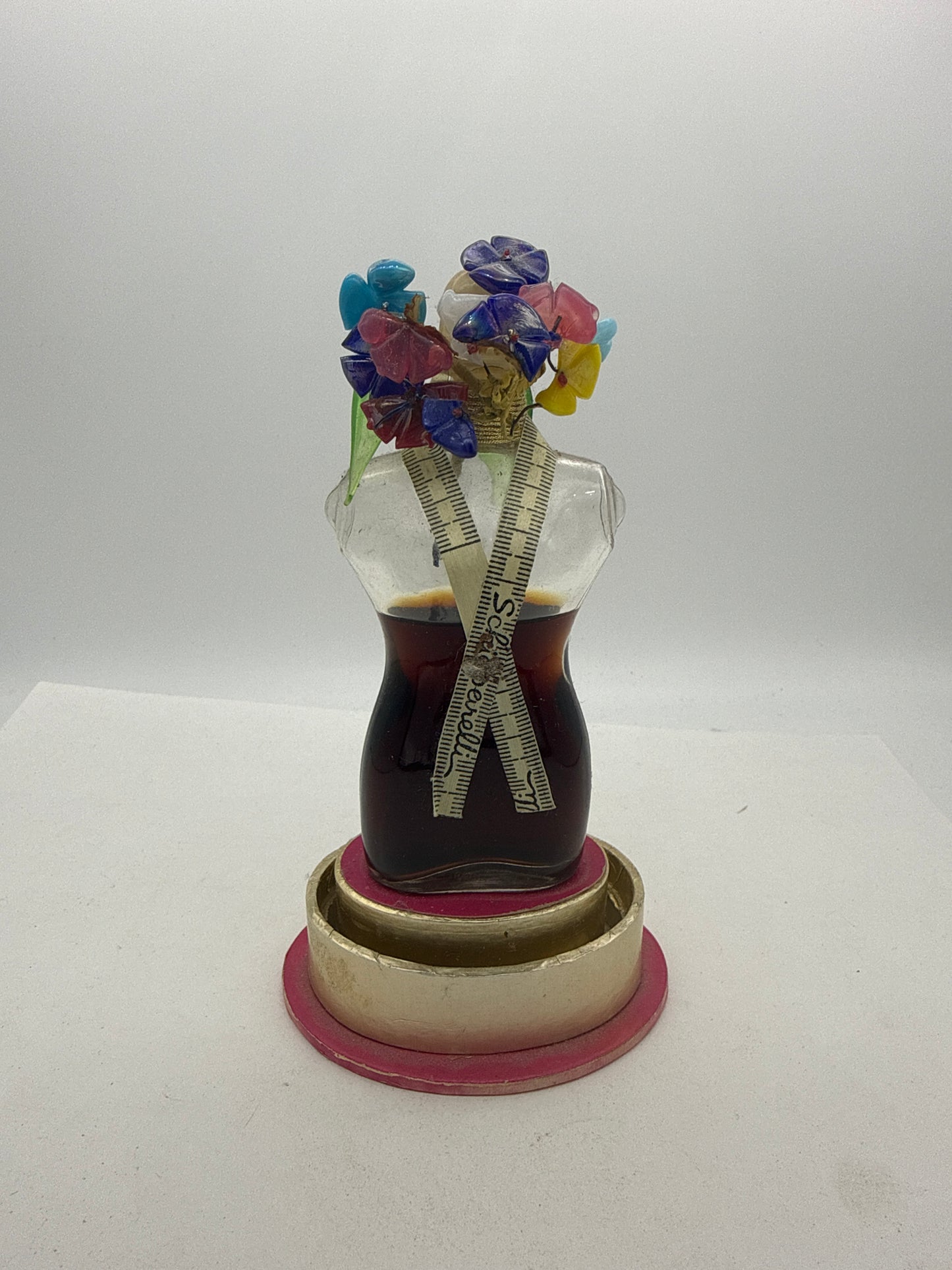 Vintage 1930s Era SCHIAPARELLI PERFUME Bottle in Presentation Dome