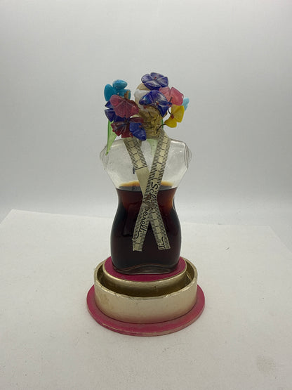 Vintage 1930s Era SCHIAPARELLI PERFUME Bottle in Presentation Dome