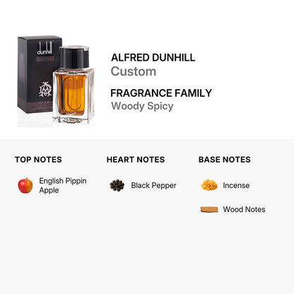 Dunhill Custom by Alfred Dunhill Eau de Toilette Spray, 3.4 oz