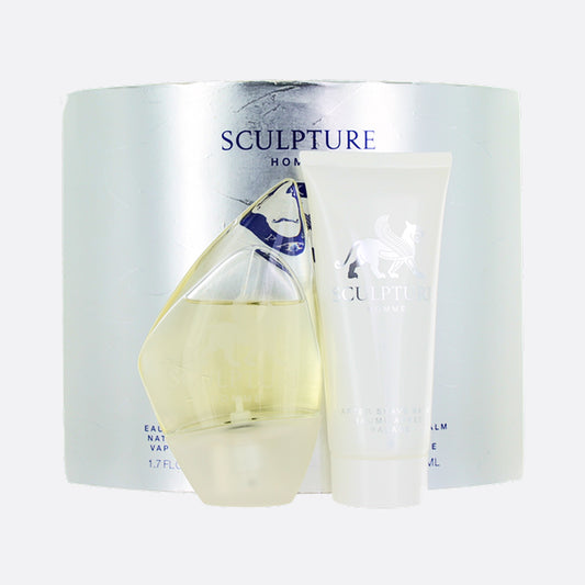 Nikos Sculpture Homme 1.7 oz Eau De Toilette Spray & 3.4 oz Aftershave Balm
