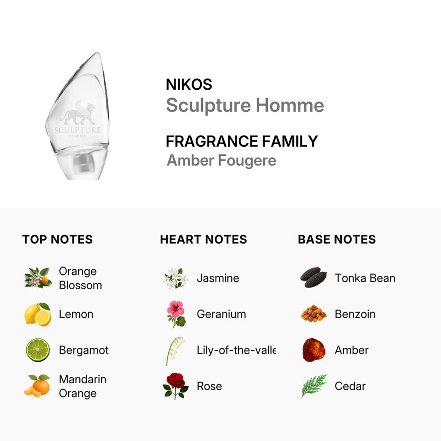 Nikos Sculpture Homme Eau de Toilette Spray