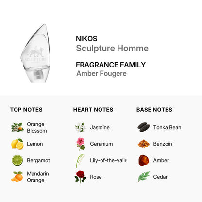Nikos Sculpture Homme Eau de Toilette Spray