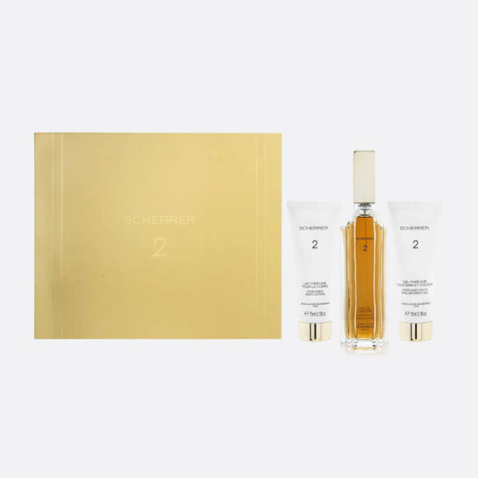 Scherrer Two by Jean-Louis Scherrer 3.3 oz Eau De Toilette, 2.5 oz Body Lotion + Shower Gel