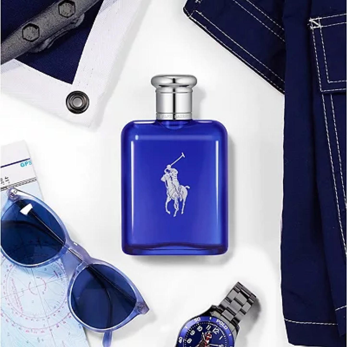 Ralph Lauren Polo Blue Men Eau De Toilette Spray, 4.2 oz