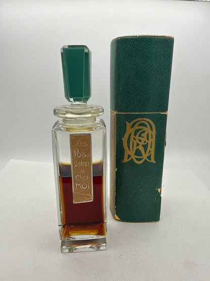 CARON Les Pois de Senteur de Chez Moi Caron Perfume Baccarat Bottle 7”