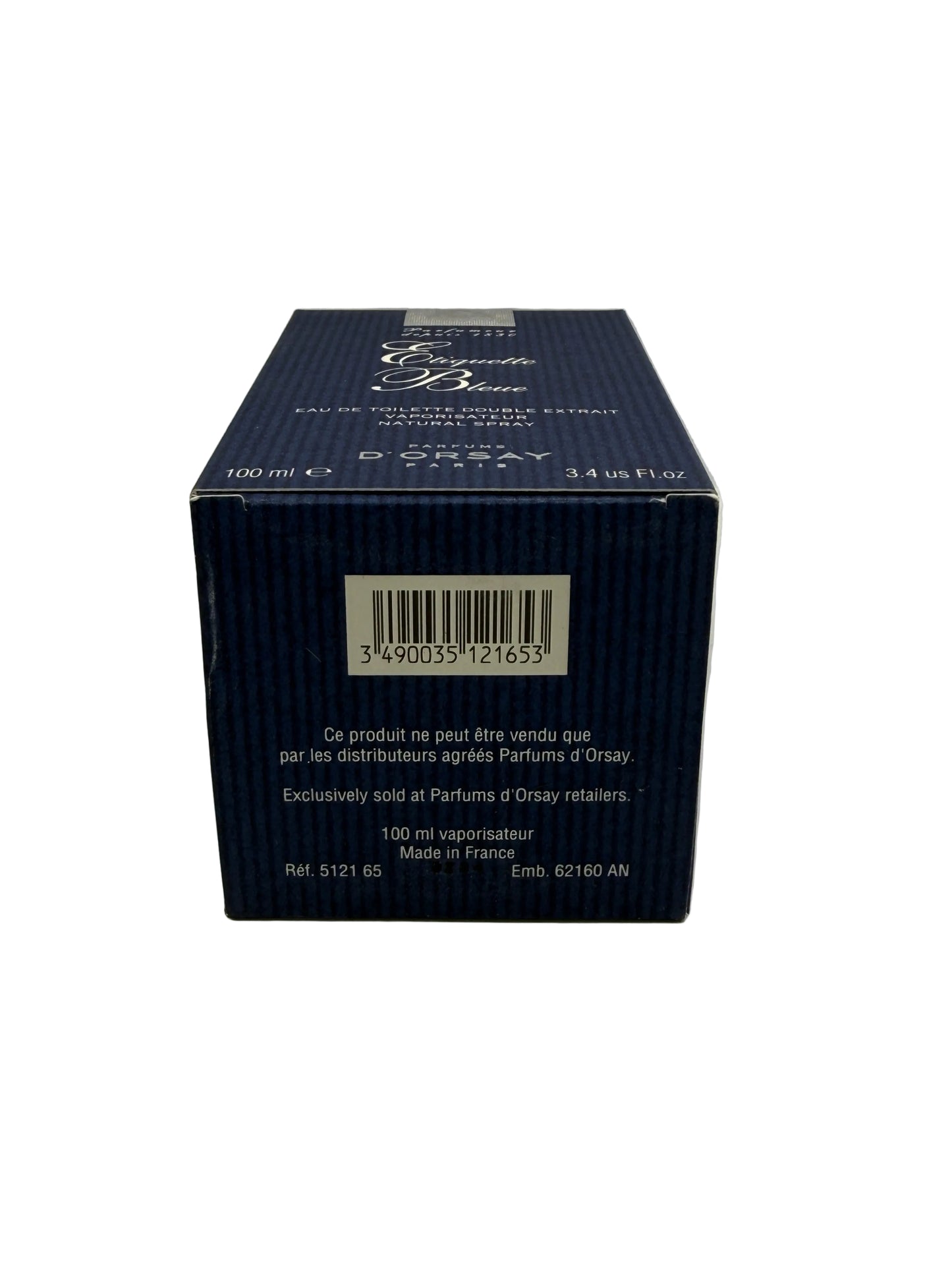 Parfums D’ORSAY Etiquette Bleue Eau de Toilette Double Extrait 3,4 Fl. Oz. Spray Perfume Unisex Super Rare Vintage 1830 1990s Version