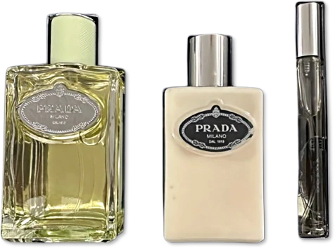 Prada Milano Infusion D'Iris 3.4 OZ EDP SP 3.4 OZ Body Lotion 1 OZ roll on