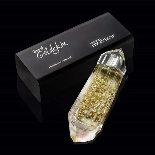 Ramon Molvizar Black Goldskin Eau De Parfum - 3.4 oz