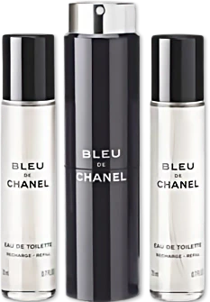 Chanel Bleu De Chanel Men 3 X 0.7 OZ TRAVEL SP