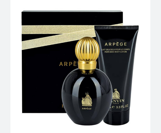 Lanvin Arpege Eau de Parfum Spray & Body Lotion bottle