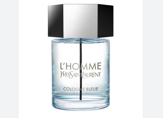 YSL L'Homme Coogne Blue fragrance bottle